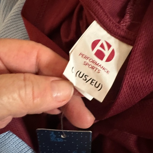 Performance Sport Burgundy Long Sleeve Dri-Fit Lightweight Hoodie - Picture 3 of 4